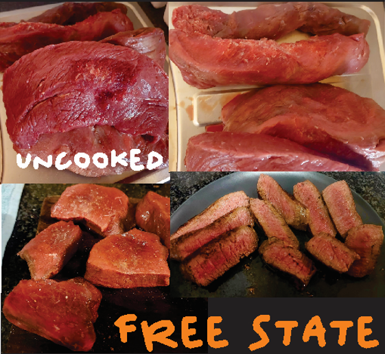 Free State Venison (Steak or Biltong Meat) - ONLY R99.99 per kg!!