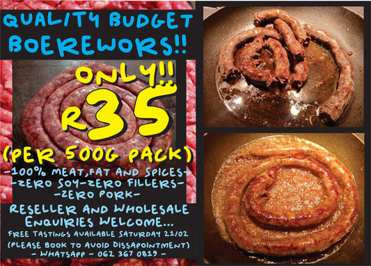 QUALITY Budget Boerewors